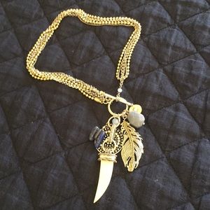Chico’s necklace with multiple charms